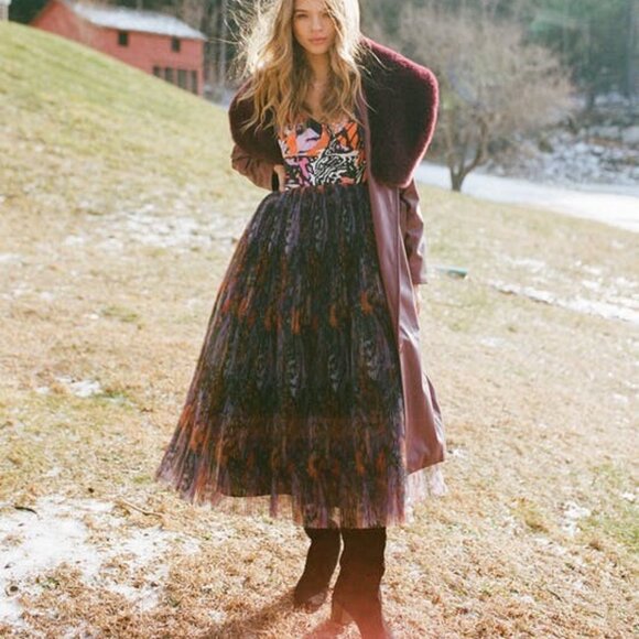 Hutch Anthropologie Shana Dress Tulle Dress - Picture 2 of 6